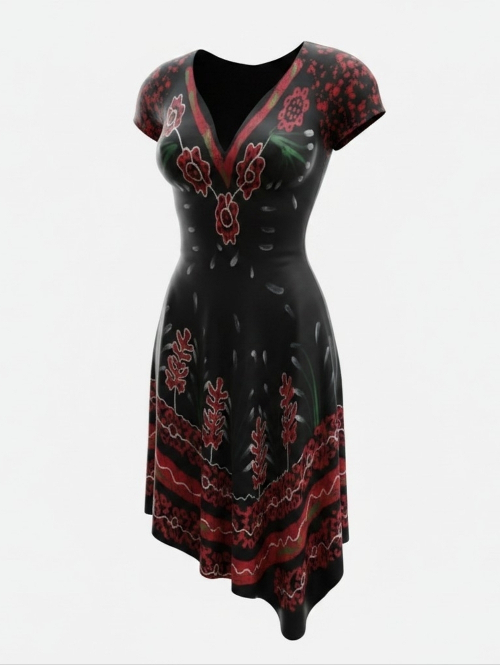Angli gauze boho dress